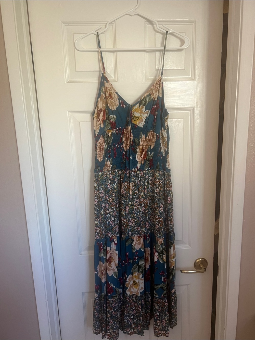 Band of gypsies, tiered floral dress